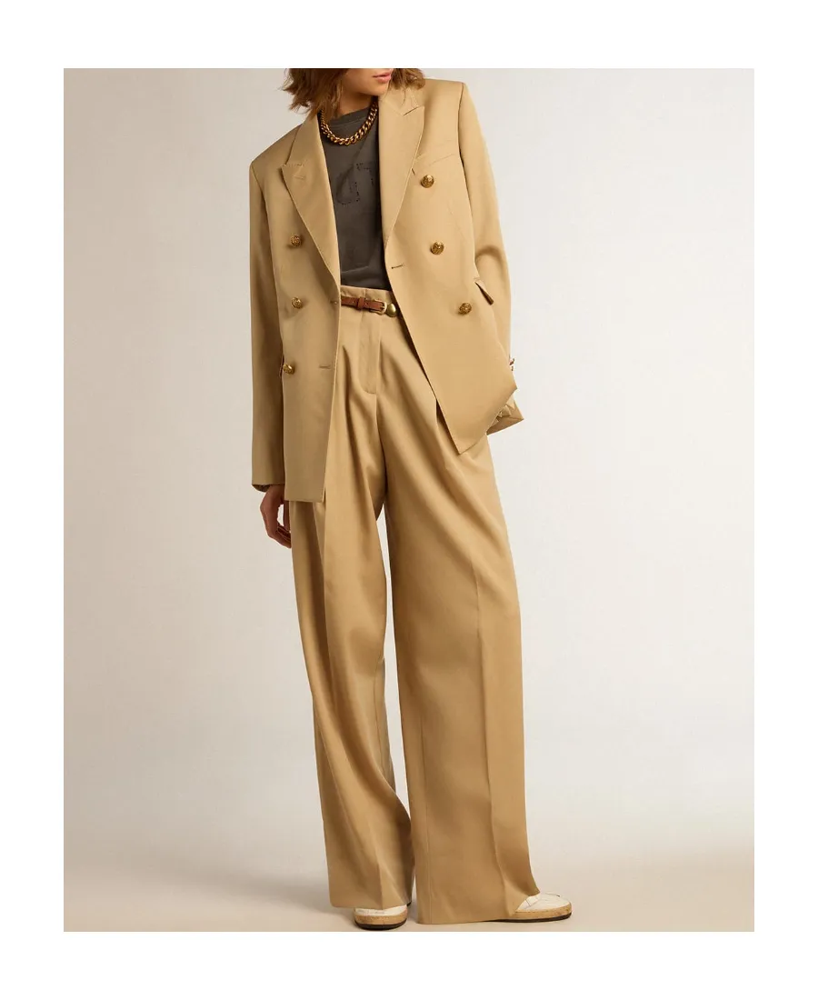 Double-Breasted Tailored Blazer