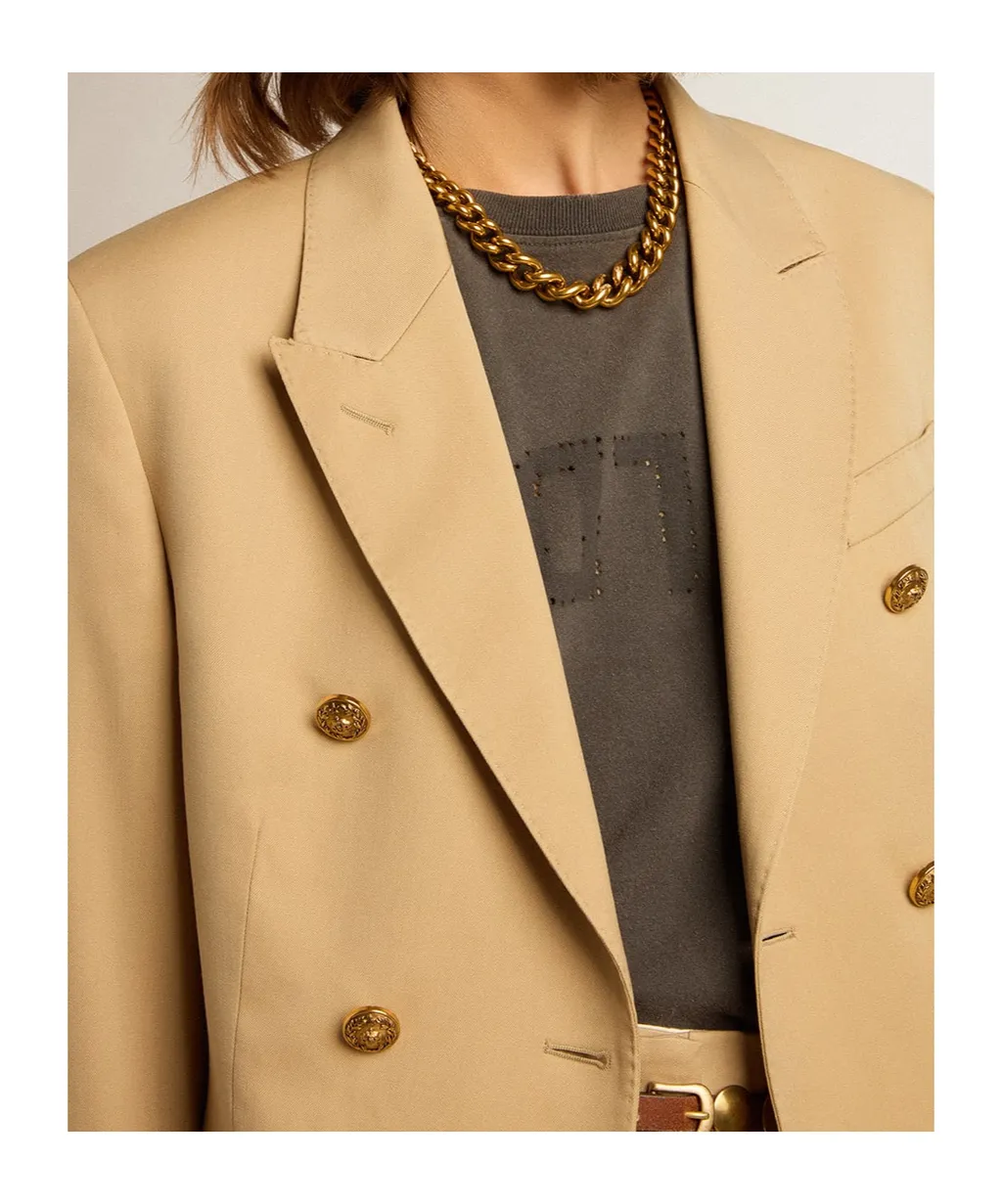 Double-Breasted Tailored Blazer