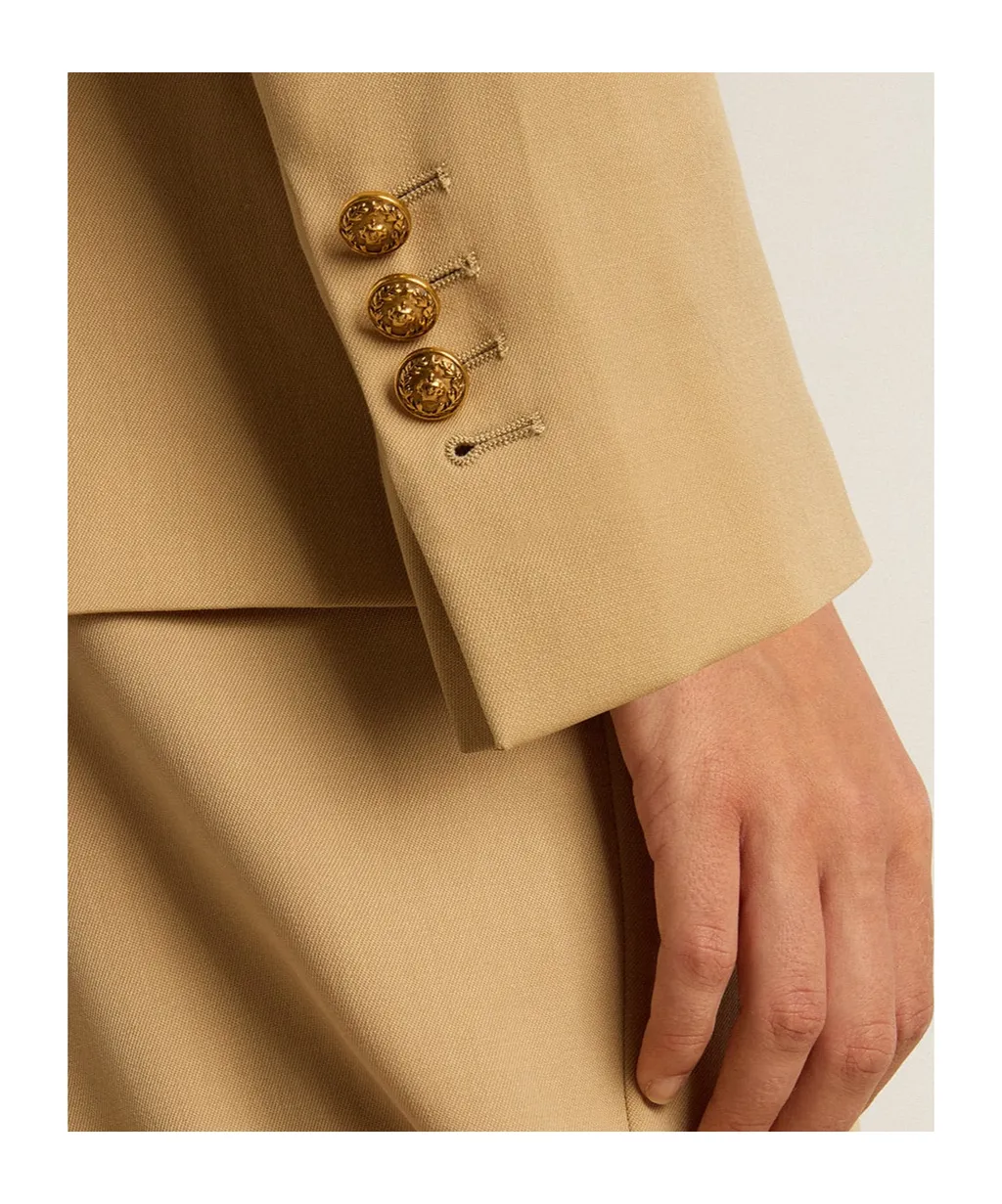 Double-Breasted Tailored Blazer