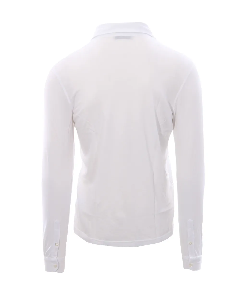 Long-Sleeved Polo Shirt