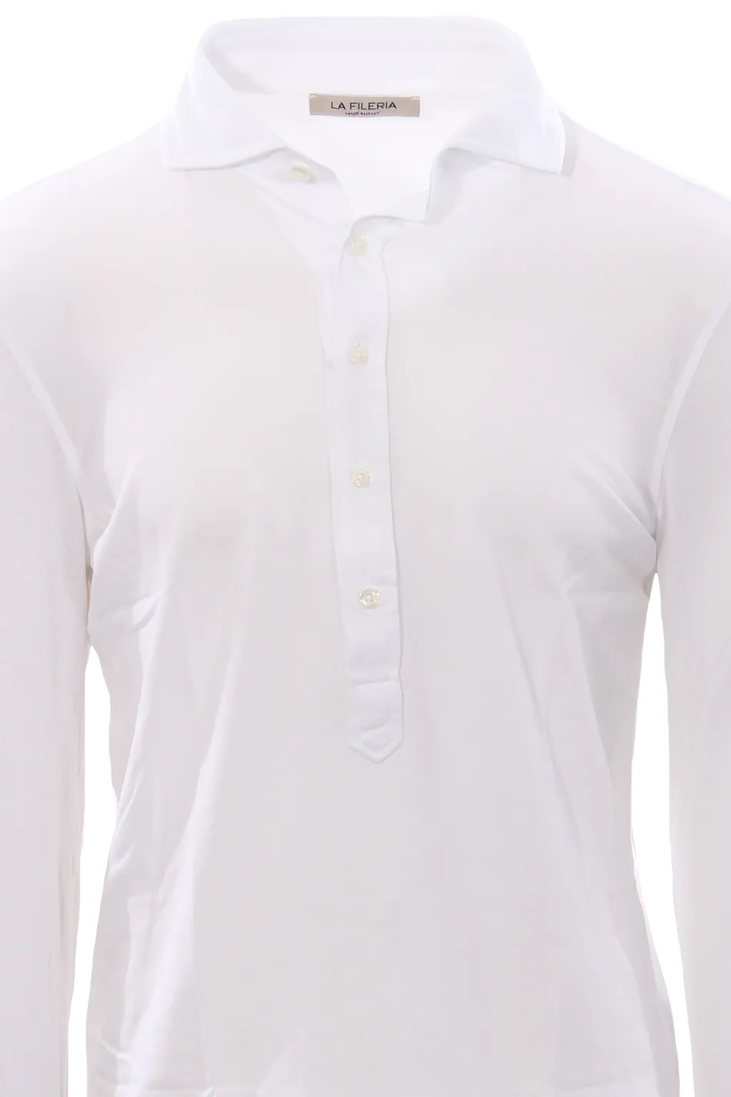 Long-Sleeved Polo Shirt