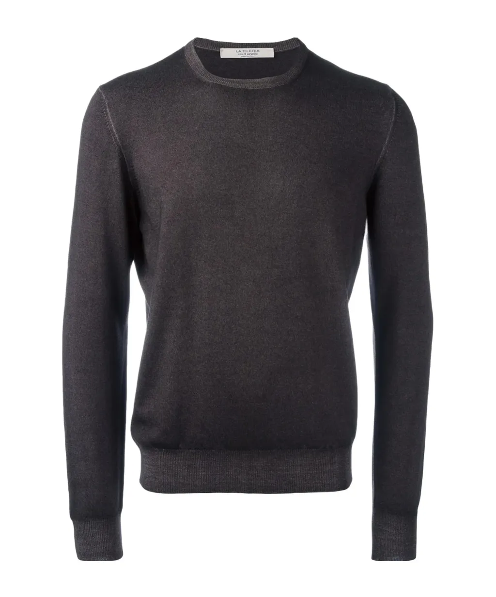 Round-Neck Wool Sweater