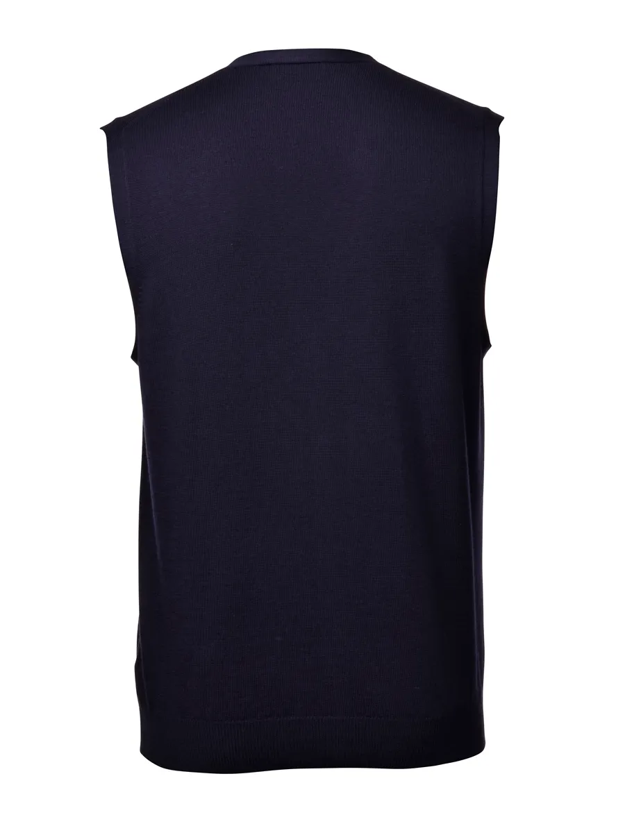 V-Neck Knitted Vest