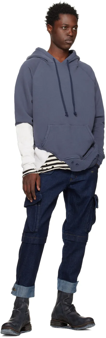 Tie Denim Trousers