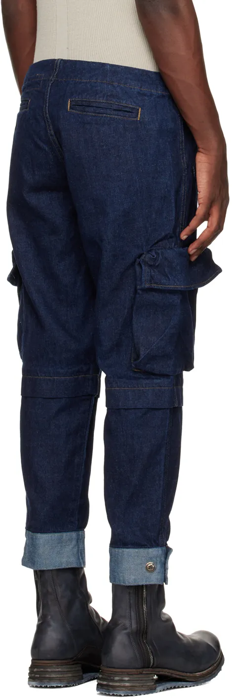 Tie Denim Trousers