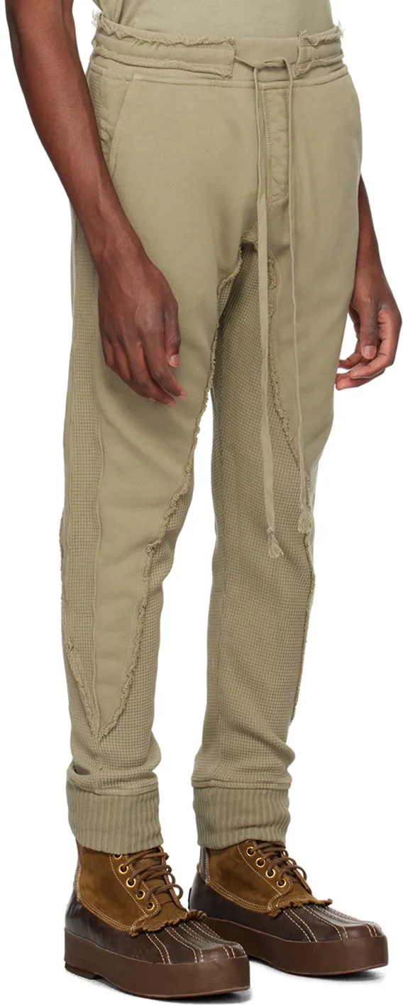 Drawcord Elastic Waist Sweatpants