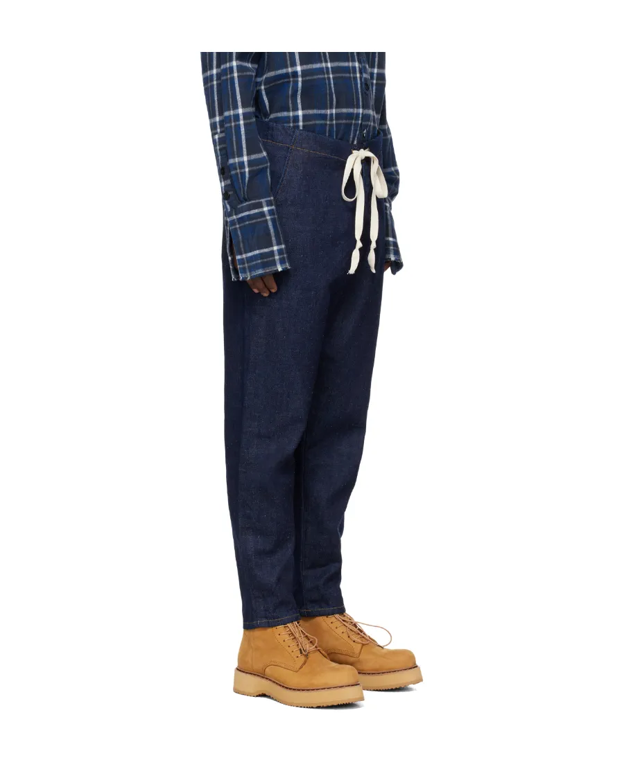 Drawstring Waist Jeans