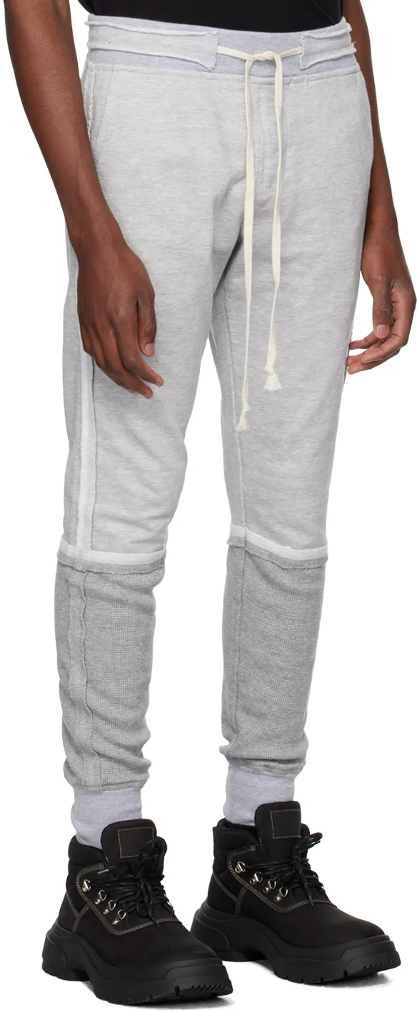 Splice Drawstring Waist Sweatpants