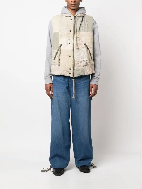 Drawstring Denim Trousers