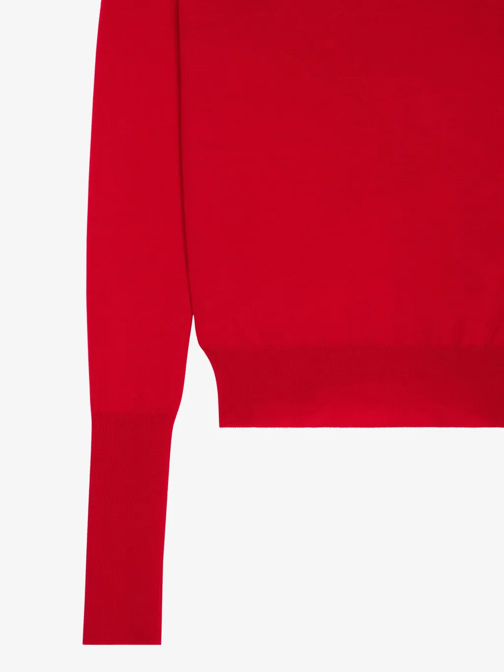 High-Neck Open Back Sweater