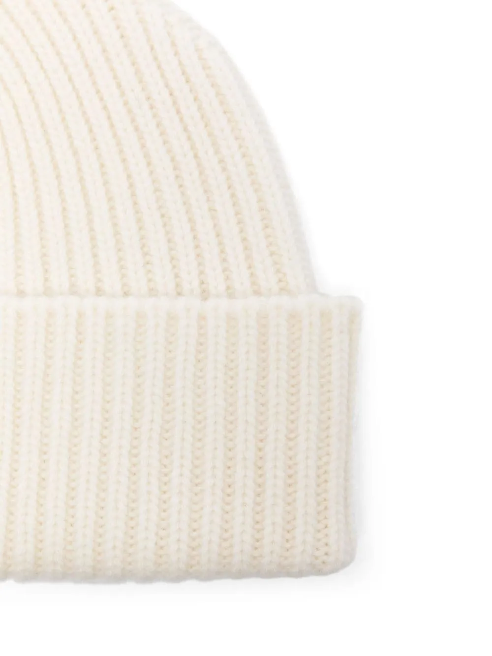 Ribbed-Knit Beanie Hat