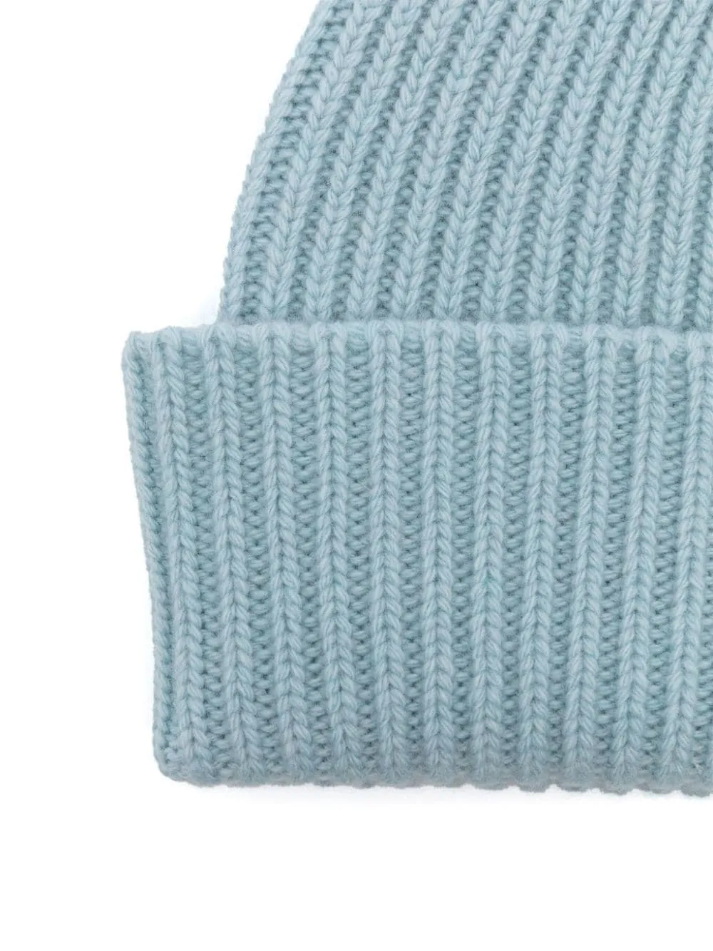 Logo Plaque Knit Beanie