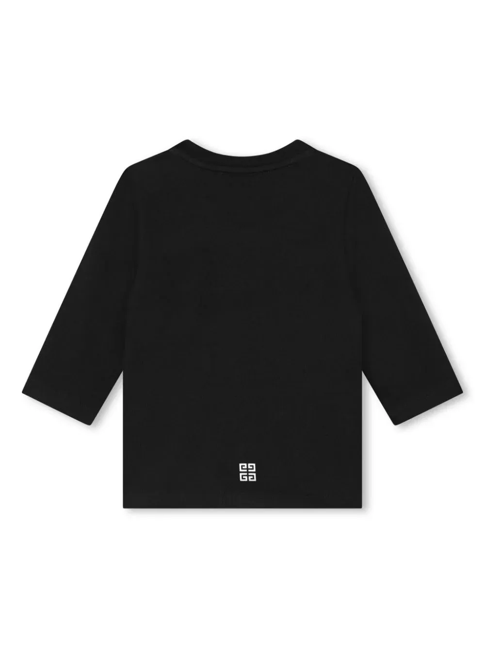 Round Collar And Long-Sleeved T-Shirt