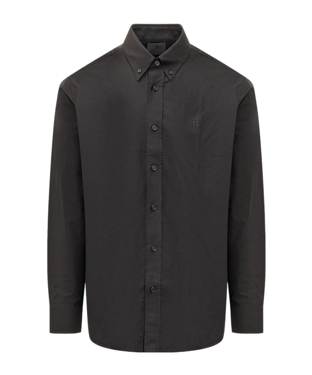 4G Embroidered Long-Sleeved Shirt