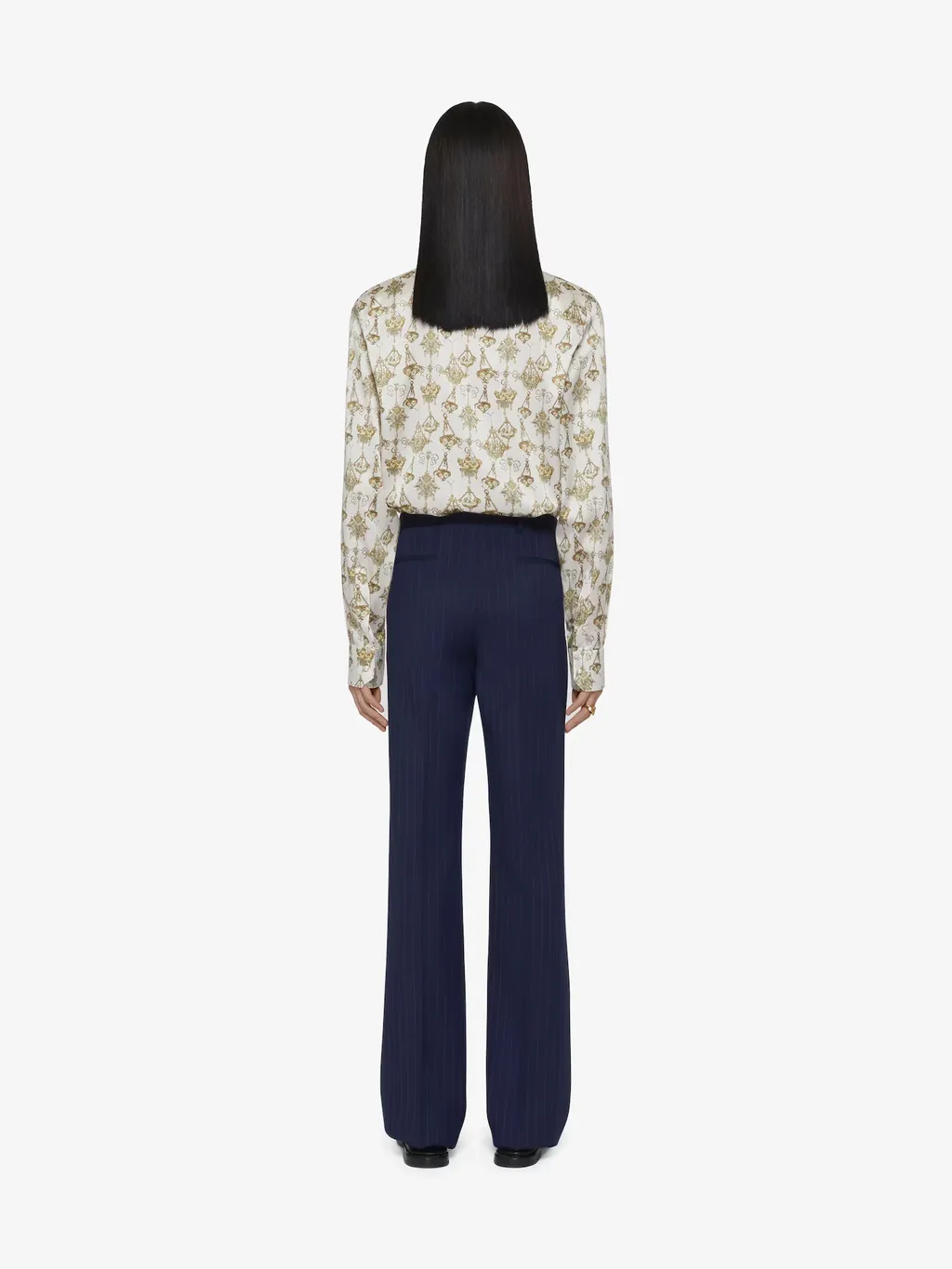 Chandelier Printed Long-Sleeved Shirt