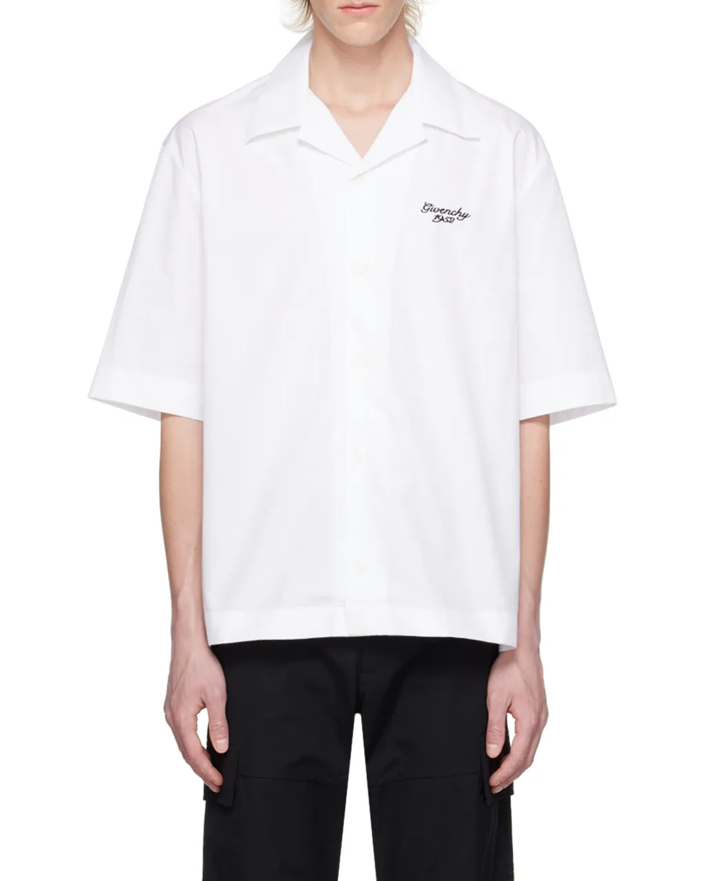 Logo Embroidered Short-Sleeve Shirt