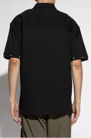 Logo Embroidered Short-Sleeved Polo Shirt