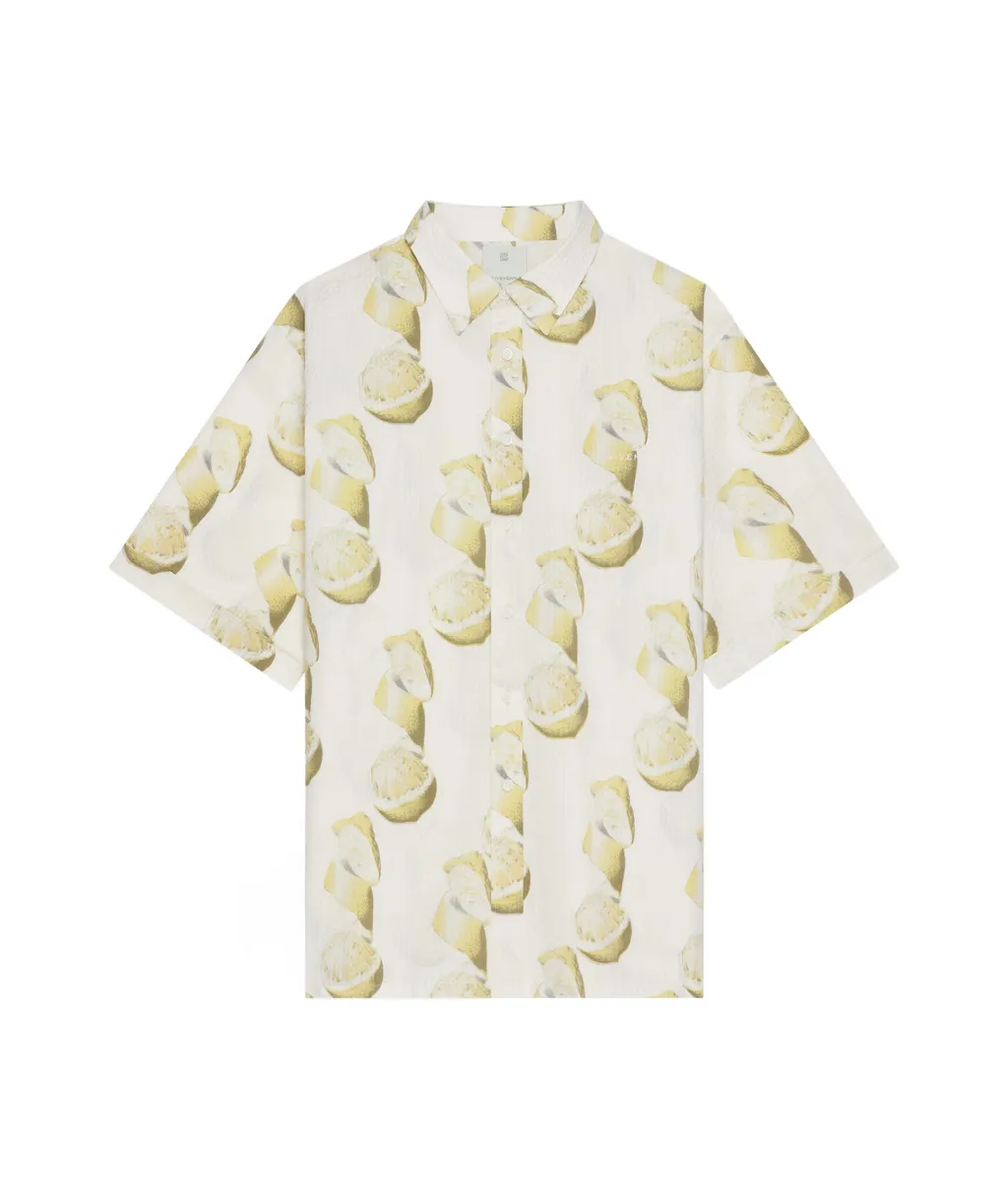 Printed Shirt In Cotton Seersucker