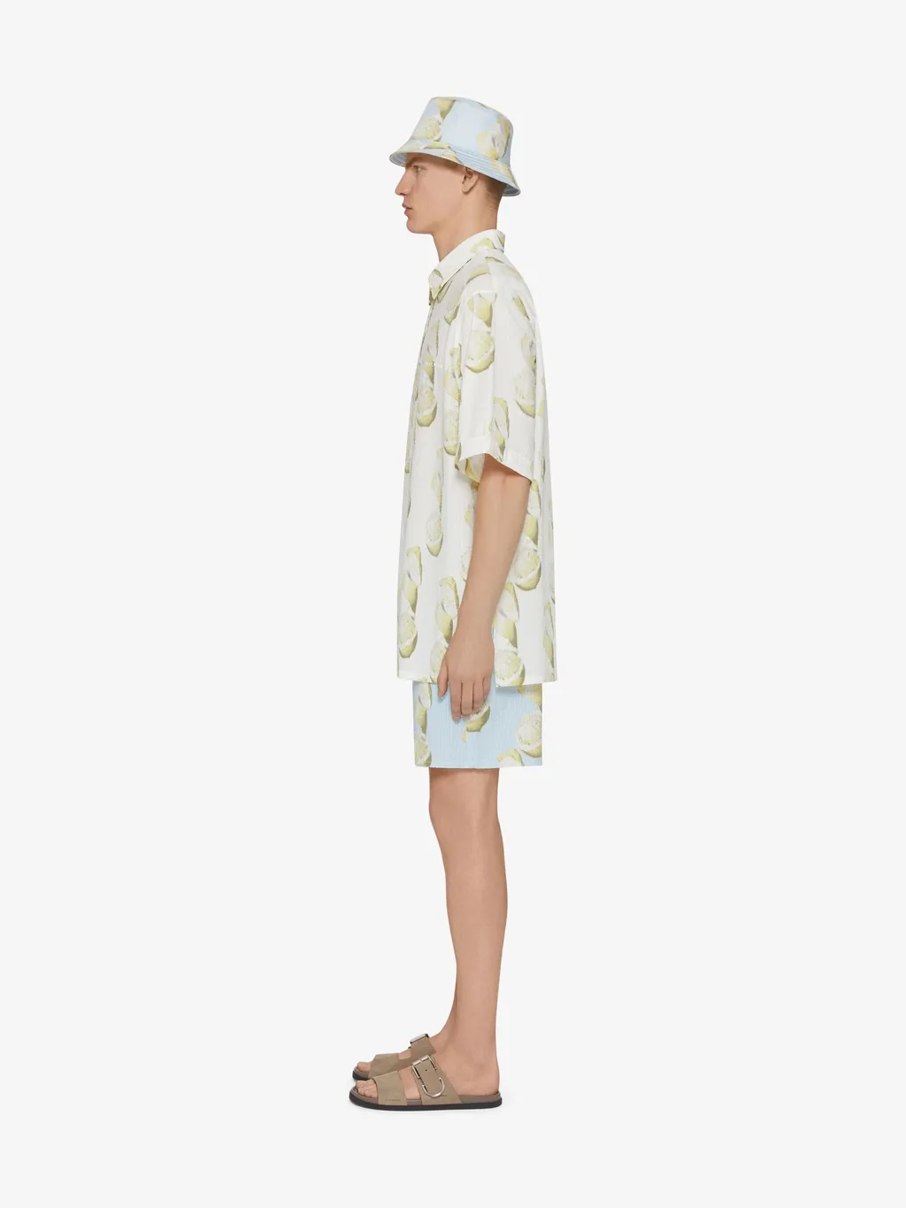 Printed Shirt In Cotton Seersucker