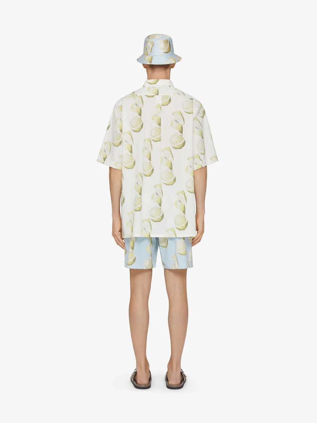 Printed Shirt In Cotton Seersucker