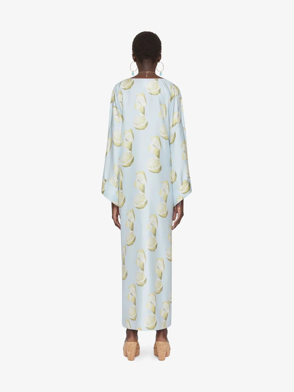 Printed Kaftan In Silk