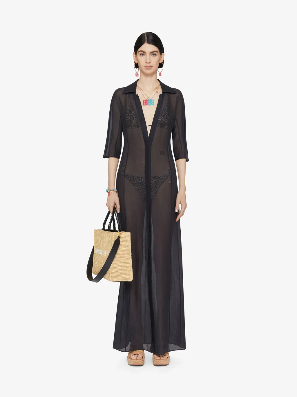 Dress In Silk And Linen
