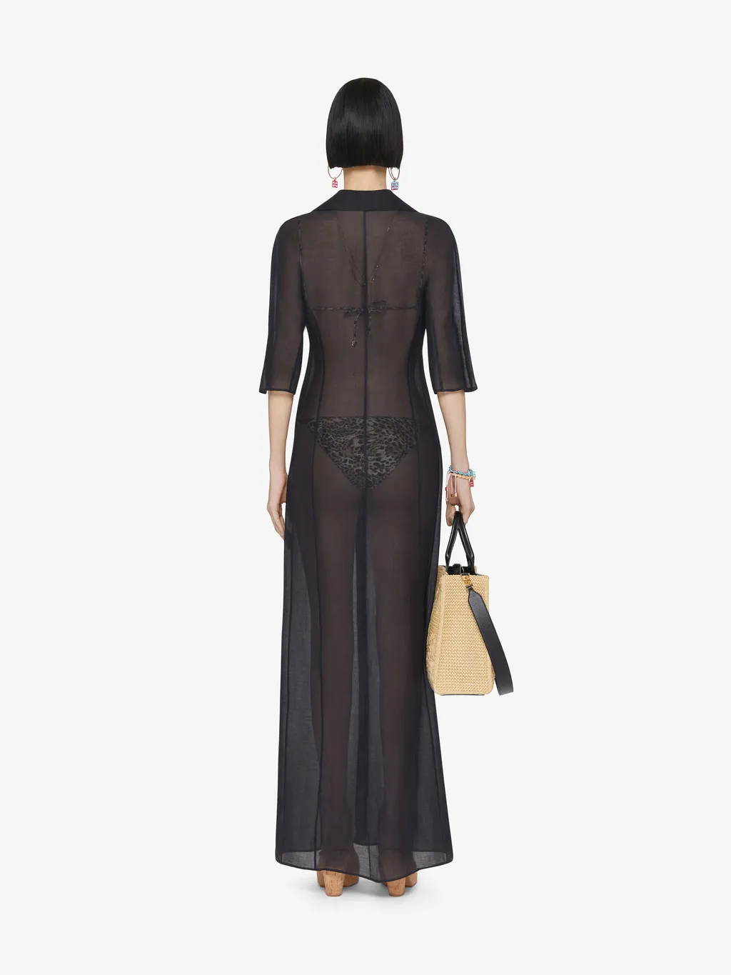 Dress In Silk And Linen