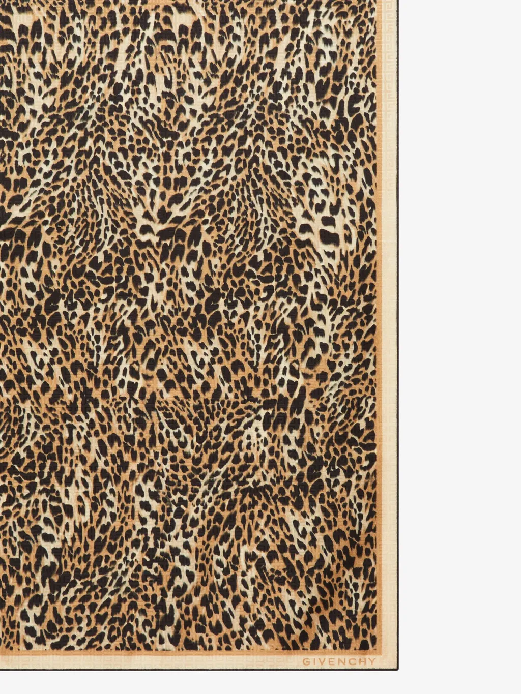 Leopard Print Square Scarf