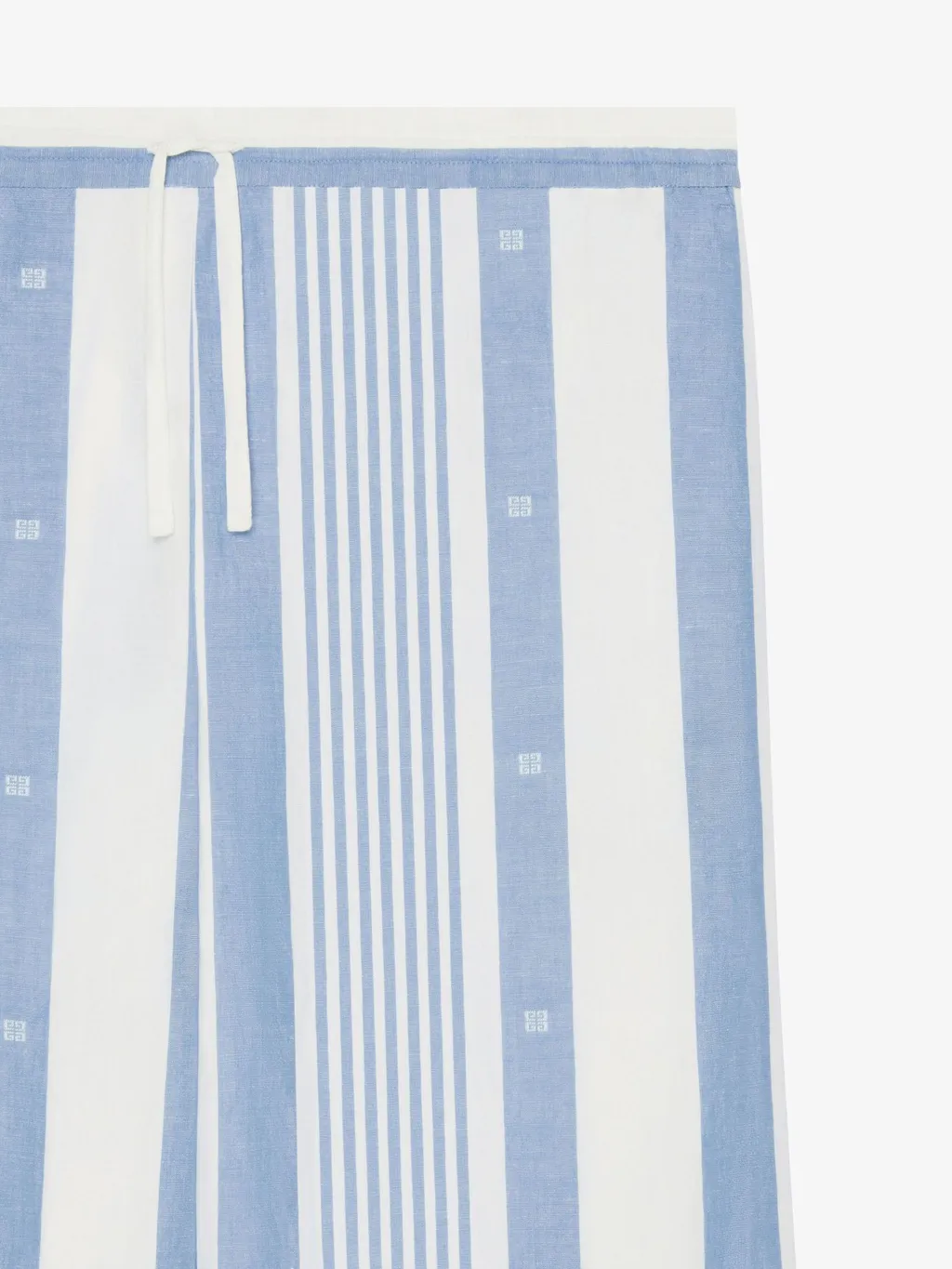 Striped Motif Drawstring Trousers