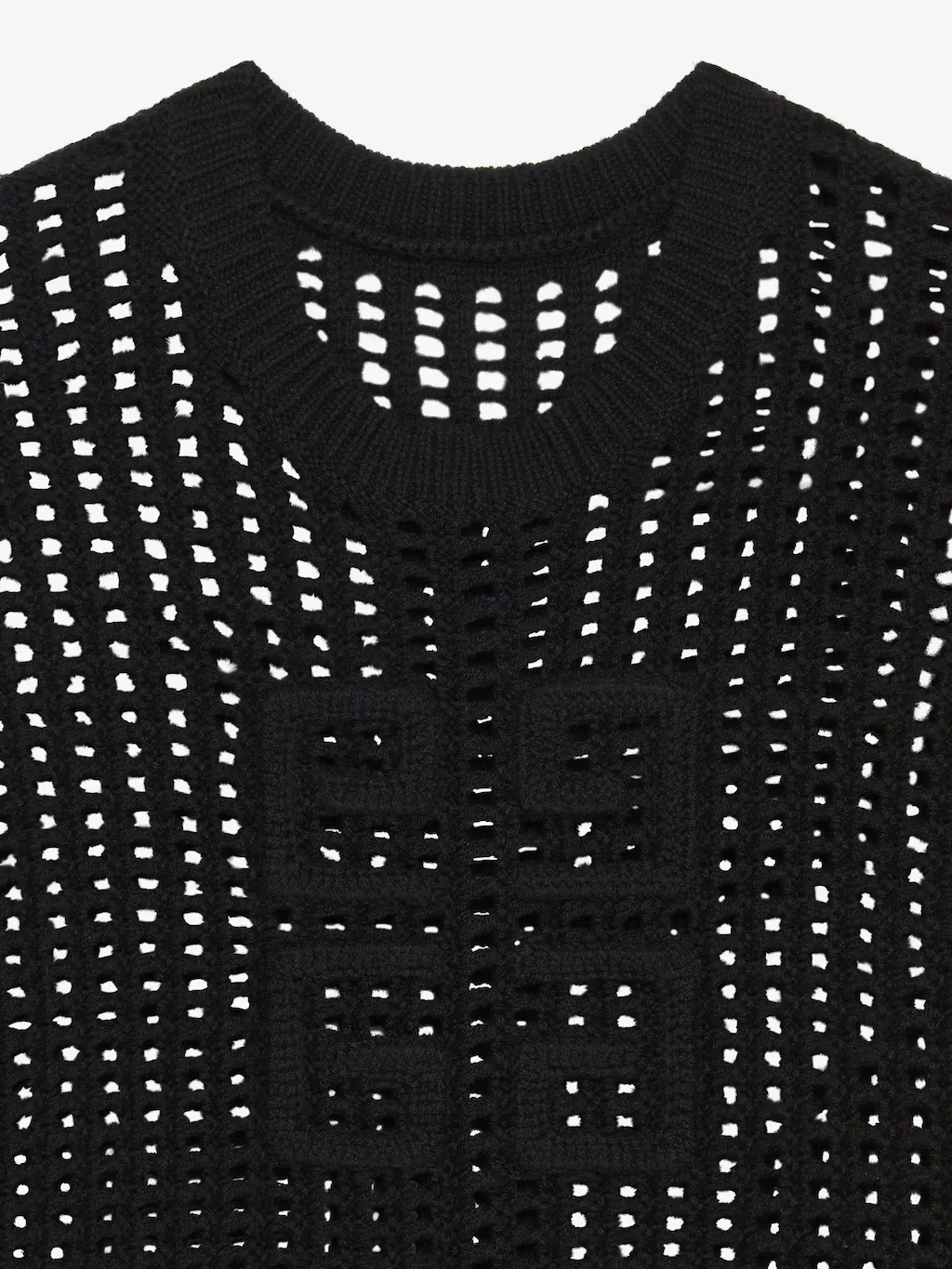 4G Crochet-Knit Oversized Jumper