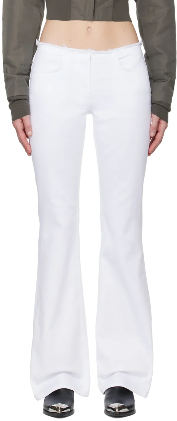 Low-Rise Flared Jeans