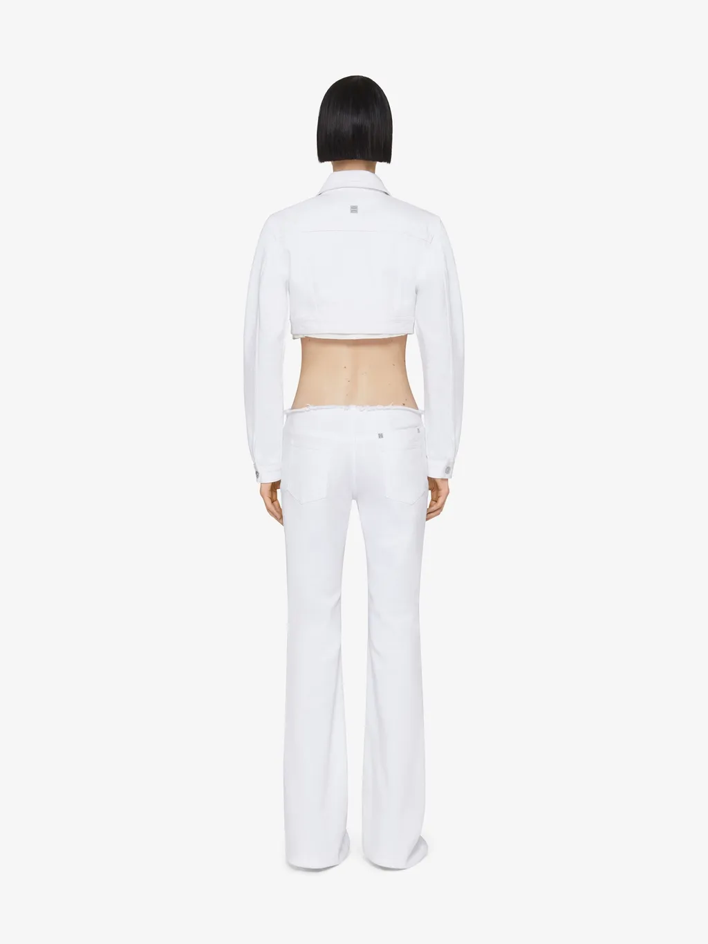 Low-Rise Flared Jeans