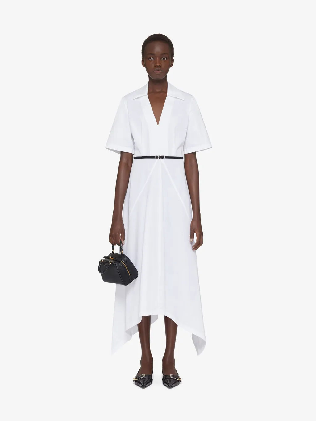 Voyou Asymmetric Midi Dress