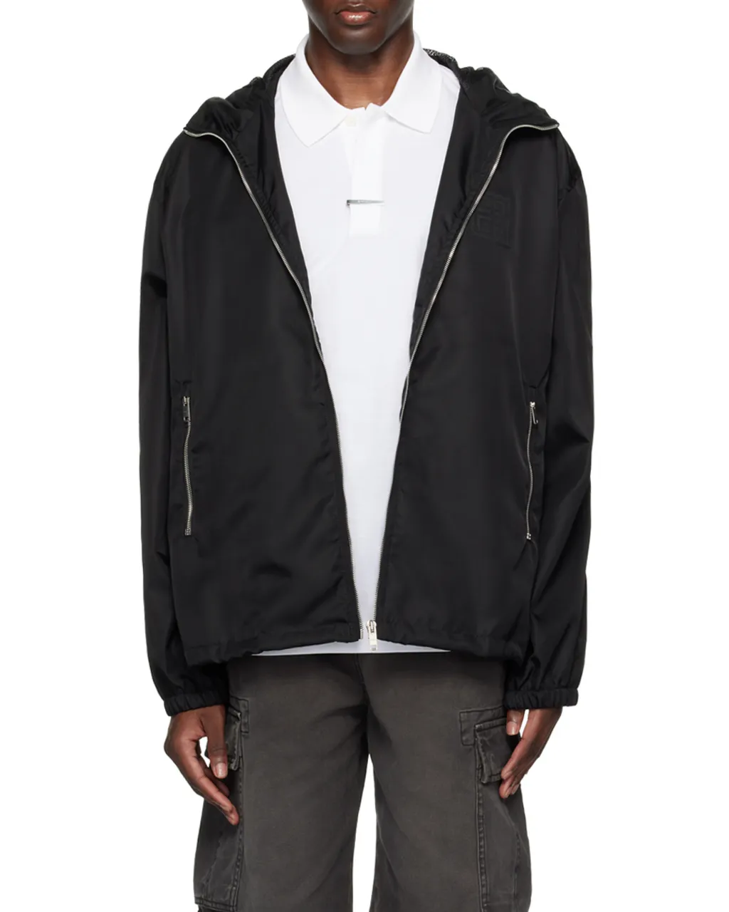 4G Emblem Zip-Up Windbreaker