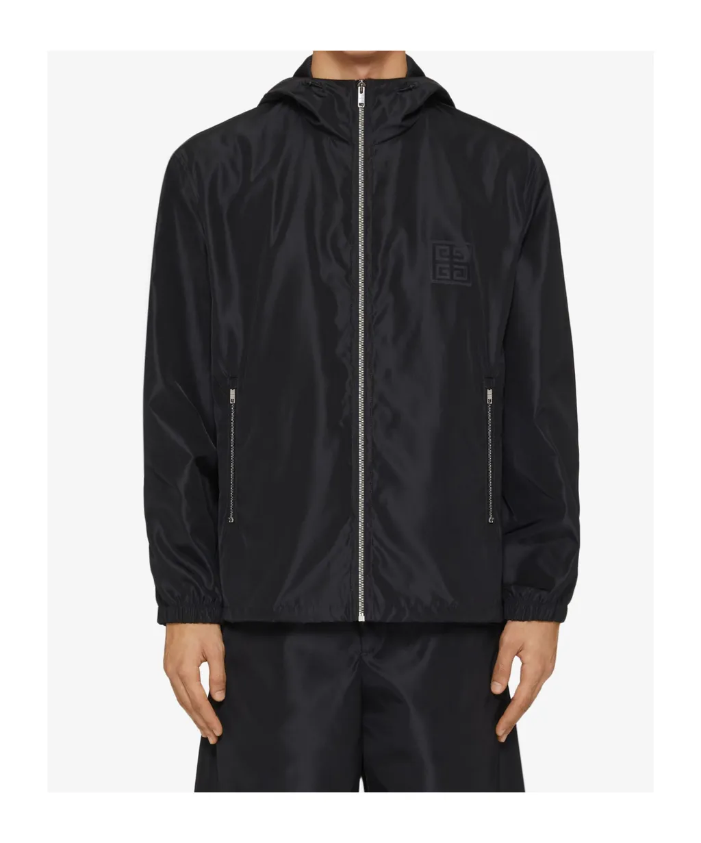4G Emblem Zip-Up Windbreaker