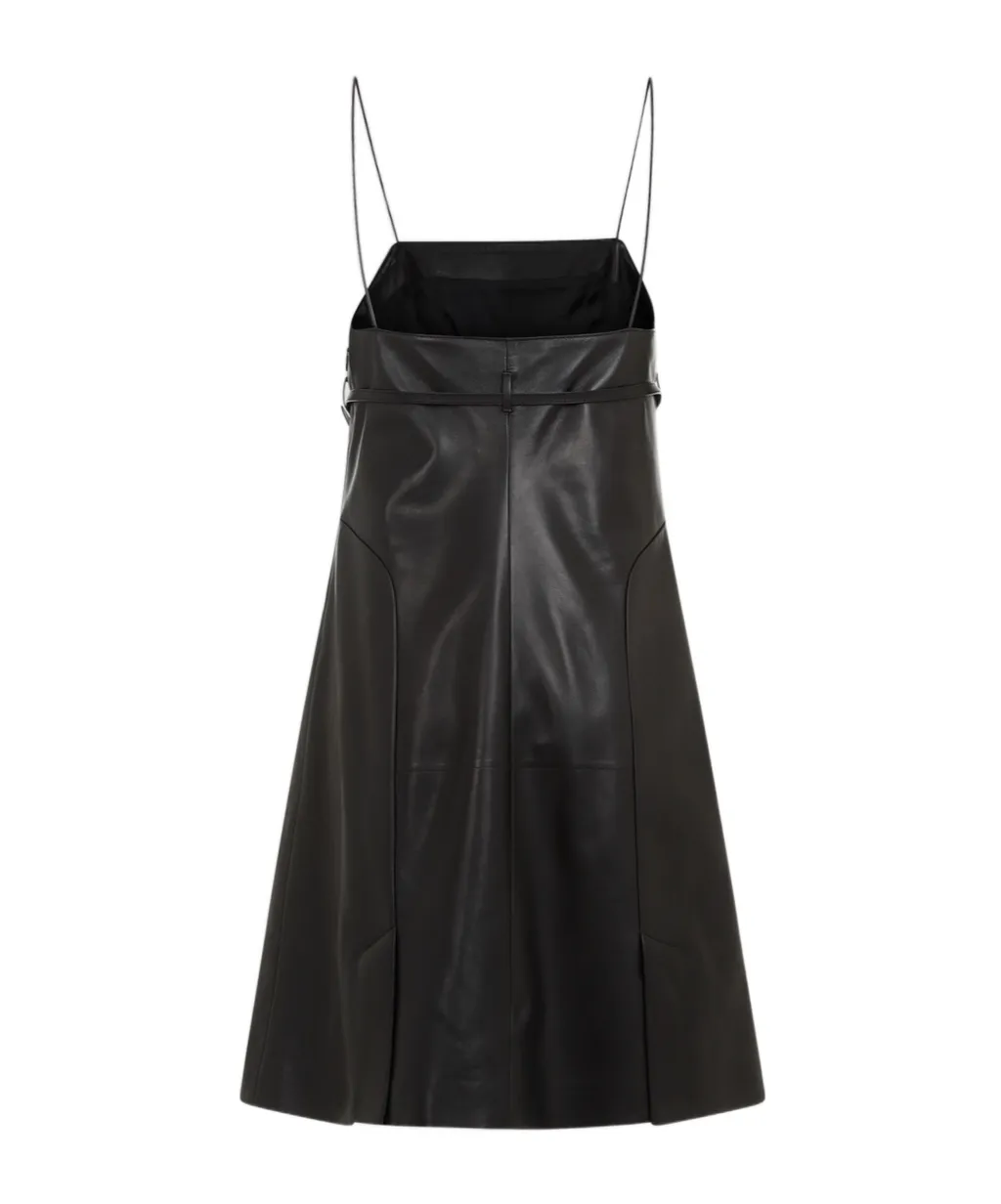 Voyou Leather Mini Dress