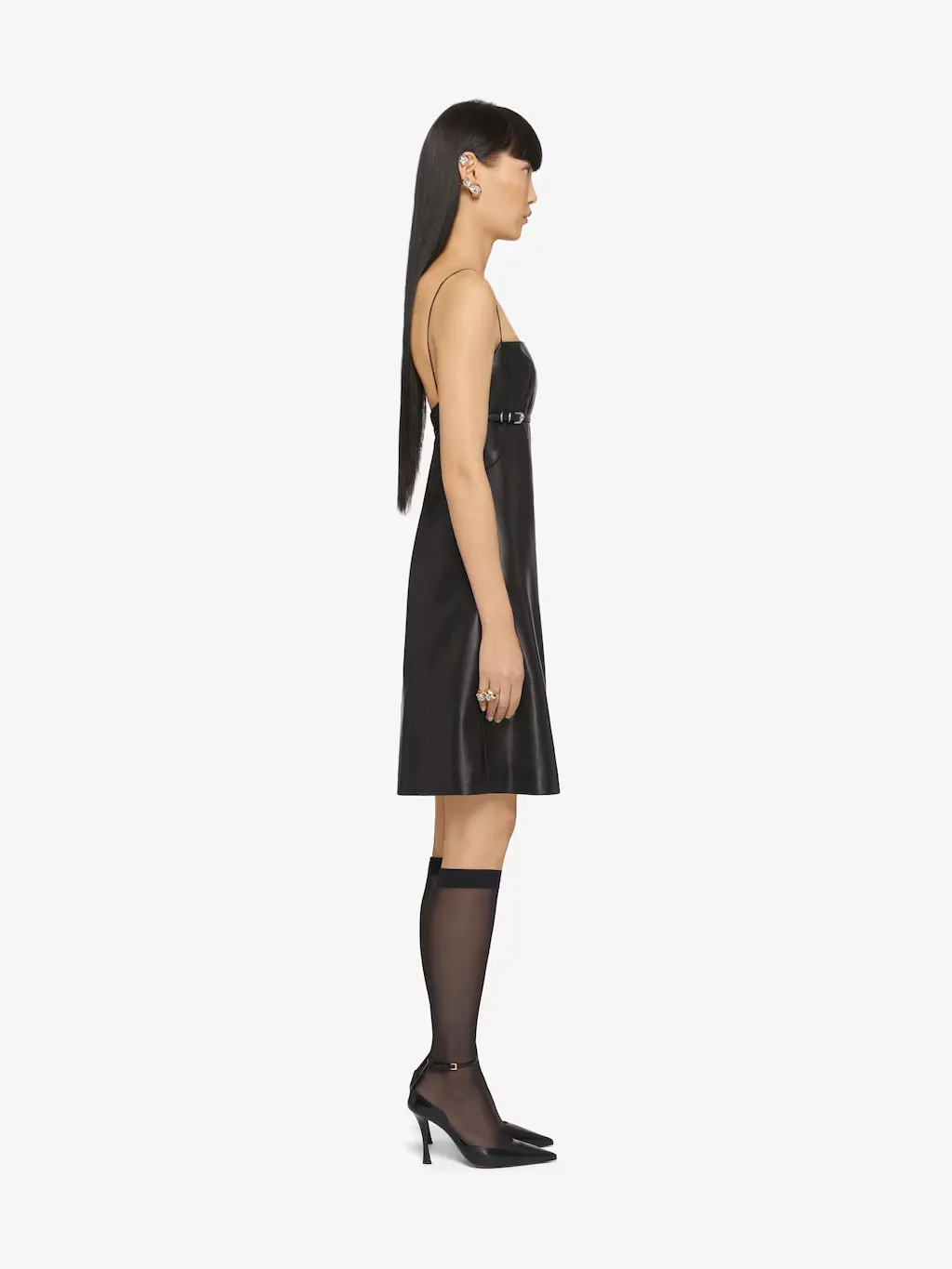 Voyou Leather Mini Dress