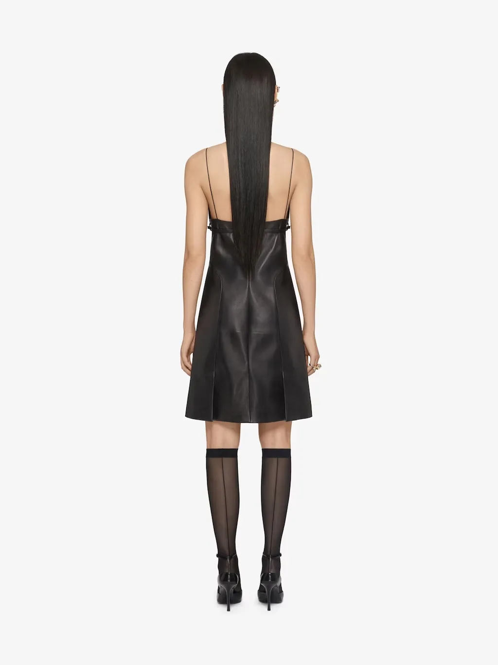Voyou Leather Mini Dress
