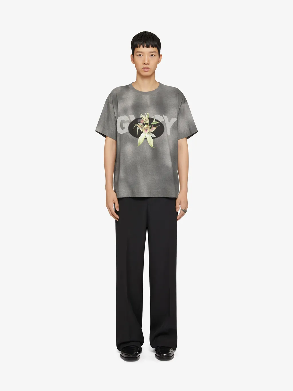 Logo-Print Faded T-Shirt