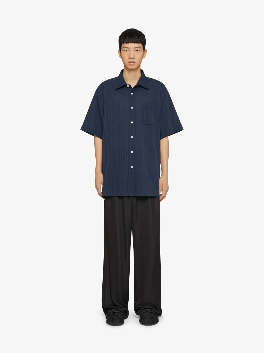 Striped Short-Sleeved Shirt