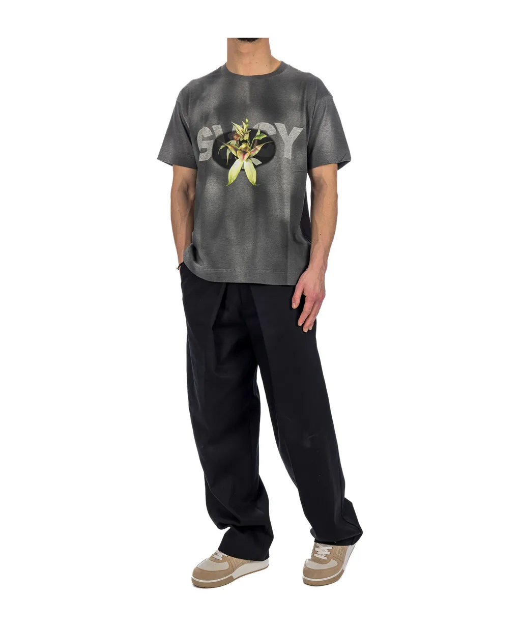 T-Shirt With Round Neck And Short Sleeves