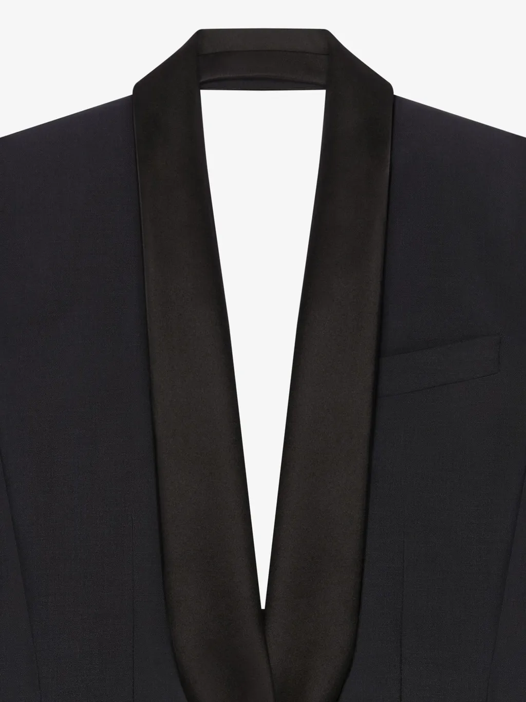 4G Pattern Draped Blazer