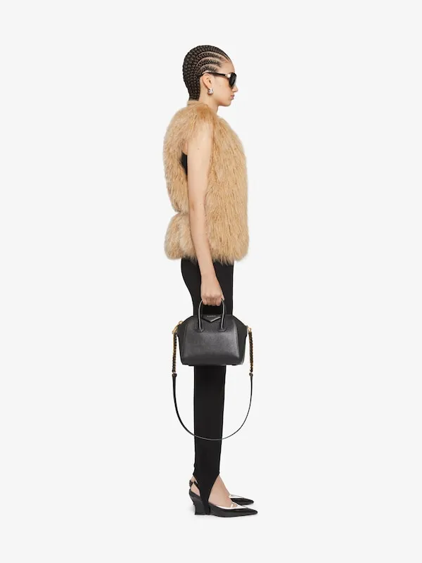 Fur Sleeveless Jacket