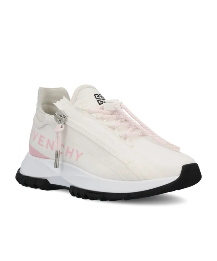 Zip Detailed Lace-Up Sneakers