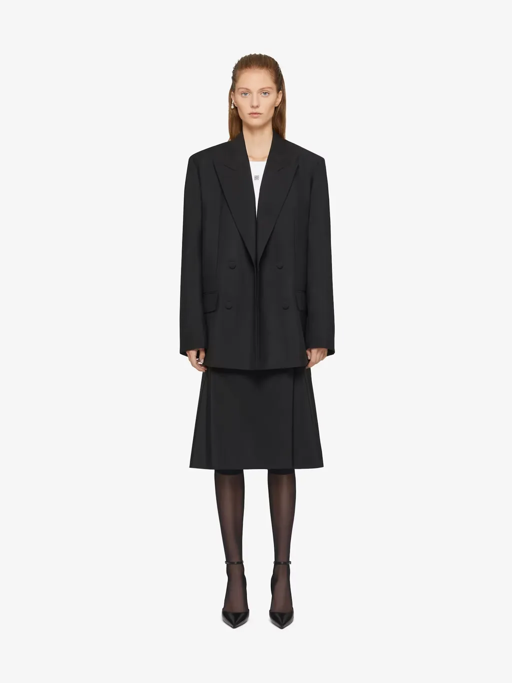 Oversized Double-Breasted Jacket