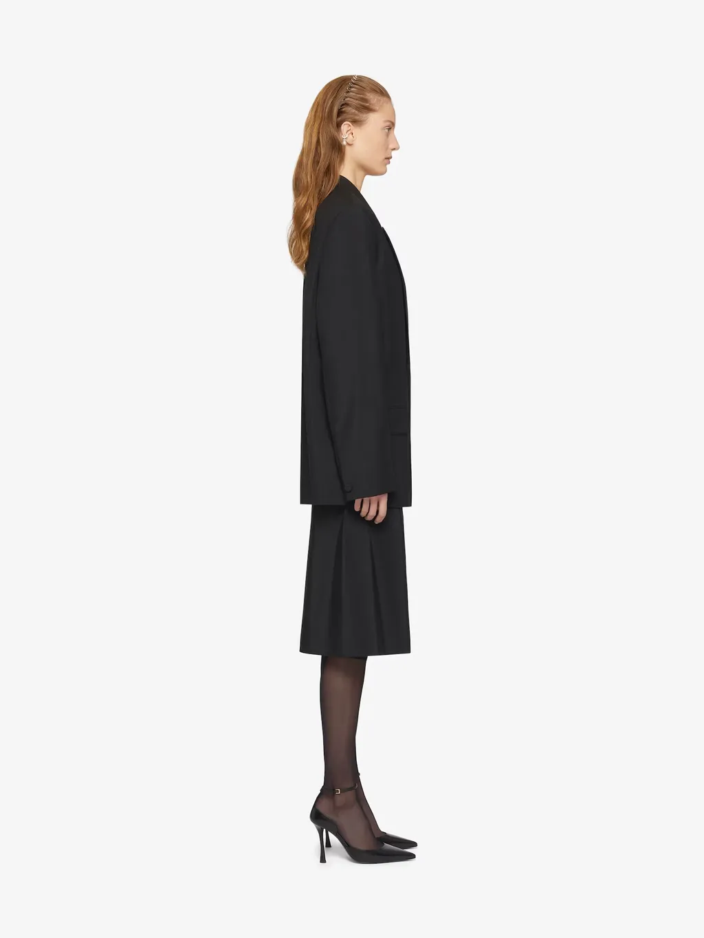 Oversized Double-Breasted Jacket