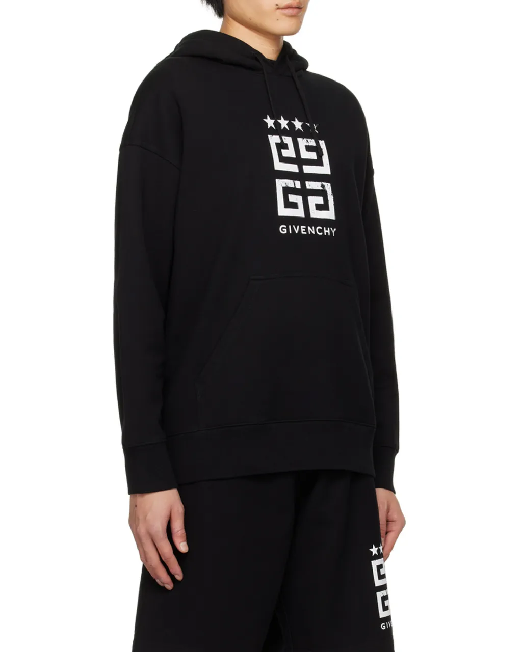 Logo Printed Drawstring Hoodie