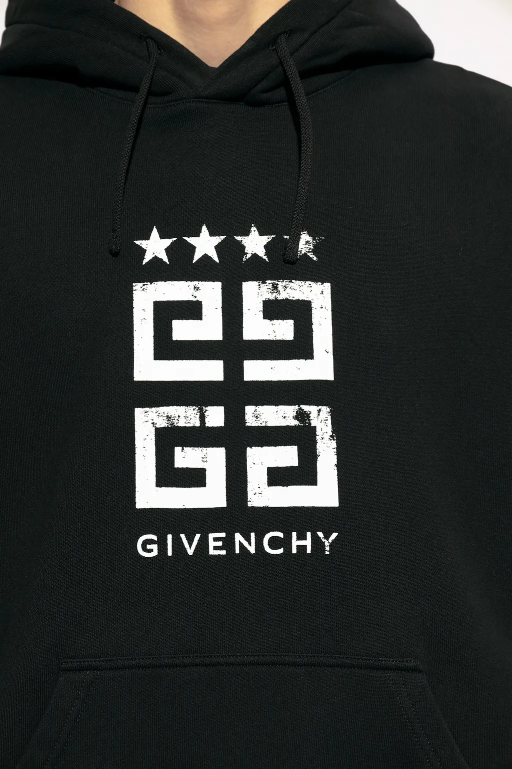 Logo Printed Drawstring Hoodie