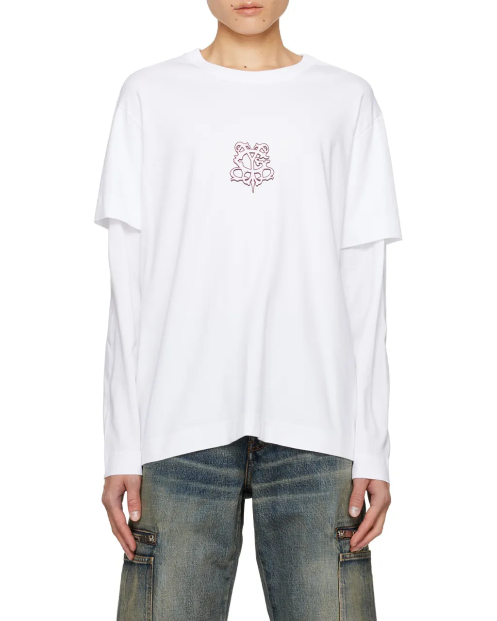Graphic Printed Long-Sleeve T-Shirt