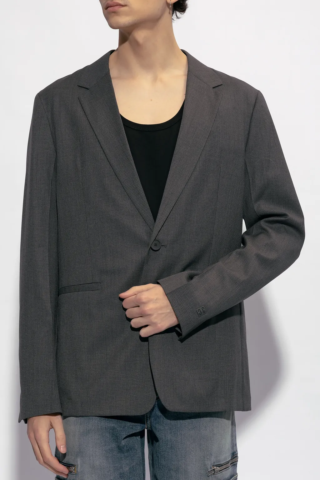 Single-Breasted Tailored Blazer
